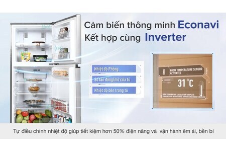 Tủ lạnh Panasonic Inverter 234 lít NR-TV261APSV