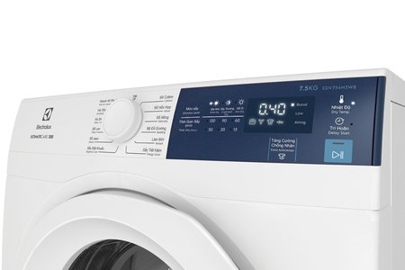 Máy sấy thông hơi Electrolux 7.5 kg EDV754H3WB