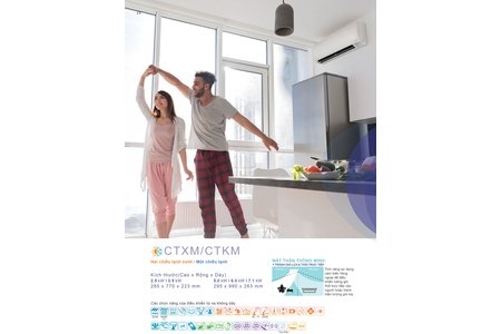 Dàn lạnh treo tường điều hòa multi Daikin CTKM25RVMV