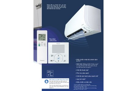 Dàn lạnh treo tường điều hòa multi Daikin CTKM25RVMV