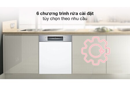 Máy rửa chén bán âm Bosch SMI4HCS48E