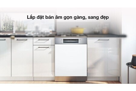 Máy rửa chén bán âm Bosch SMI4HCS48E