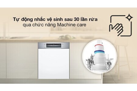 Máy rửa chén bán âm Bosch SMI4HCS48E