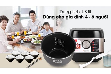 Nồi cơm điện Toshiba 1.8 Lít RC-18IX1PV