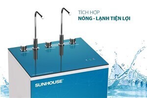 Máy lọc nước R.O nóng lạnh 9 lõi SUNHOUSE SHA76211CK