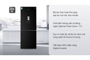 Tủ lạnh Samsung Inverter 276 lít RB27N4170BU/SV ngăn đá dưới