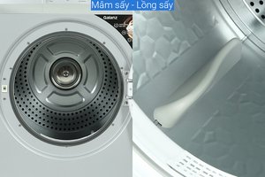 Máy sấy thông hơi Galanz 8 Kg DV-80T5C(S) - màu bạc
