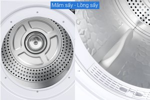 Máy sấy thông hơi Galanz 7 Kg DV-70T5C(S) - màu bạc