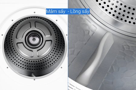 Máy sấy thông hơi Galanz 7 Kg DV-70T5C(W)- màu trắng