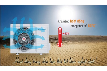 Điều hòa Dairry 2.5 HP 2 chiều inverter i-DR24UVH