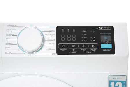 Máy giặt Casper Inverter 9.5 KG WF-95I140BWC màu trắng