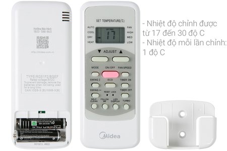 Máy lạnh Midea Inverter 1 HP MSAFC-10CRDN8