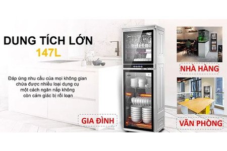 Tủ sấy chén bát diệt khuẩn Midea ZLP 200LG501 - Hàng chính hãng