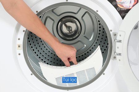 Máy sấy thông hơi Galanz 8 Kg DV-80T5C(W) - màu trắng