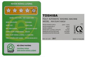 Máy giặt Toshiba Inverter 10 kg AW-DUH1100GV (DS)