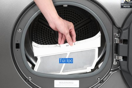 Máy sấy bơm nhiệt Aqua 9 kg AQH-H900G.PS