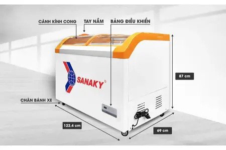 Tủ Đông Sanaky VH-4899KB 350 lít