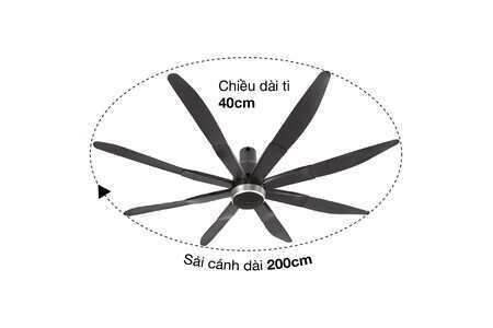 Quạt Trần Panasonic 6 Cánh F-70ZBP