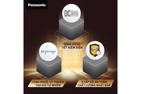 Quạt trần Panasonic 3 cánh có đèn F-48DGL