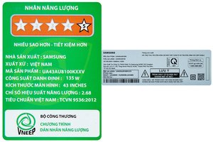 Smart Tivi Samsung 4K Crystal UHD 43 inch UA43AU8100