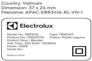 Máy xay Electrolux EBR3416 ( Còn 1 cái )