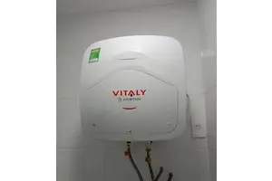 BÌNH NÓNG LẠNH ARISTON VITALY 15L LÍT VUÔNG GIÁN TIẾP 2.5FE 2500W