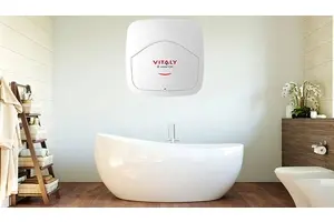 BÌNH NÓNG LẠNH ARISTON VITALY 15L LÍT VUÔNG GIÁN TIẾP 2.5FE 2500W