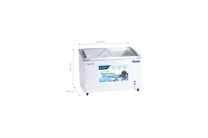 Tủ đông trưng bày Hòa Phát Inverter 357 lít 1 ngăn 2 cánh HSF AD8357.C1