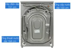 Máy giặt sấy Toshiba Inverter giặt 10.5 kg - sấy 7 kg TWD-BM115GF4V(SK)