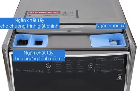Máy giặt sấy LG Inverter 21 kg F2721HTTV