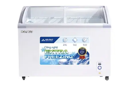 Tủ đông trưng bày Hòa Phát 280 lít HSF AD6280.C1 mặt kính
