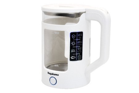 Ấm siêu tốc thủy tinh Nagakawa NAG0318 (1.7L - 1355W)