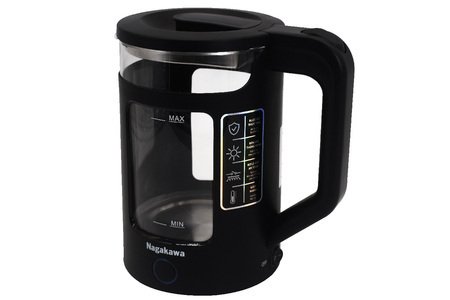 Ấm siêu tốc thủy tinh Nagakawa NAG0317 (1.7L - 1355W)