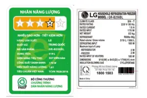 Tủ lạnh LG Inverter 519 lít GR-B256BL