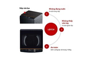 Máy Giặt Cửa Trên Toshiba 10 Kg AW-DM1100JV(MK)