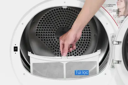 Máy sấy ngưng tụ Galanz 8 Kg DC-80S5C - màu trắng