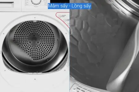 Máy sấy ngưng tụ Galanz 8 Kg DC-80S5C - màu trắng