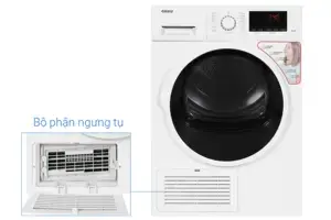 Máy sấy ngưng tụ Galanz 8 Kg DC-80S5C - màu trắng