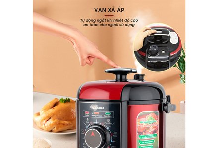 Nồi áp suất điện Nagakawa NAG0205 (6.0 Lít)