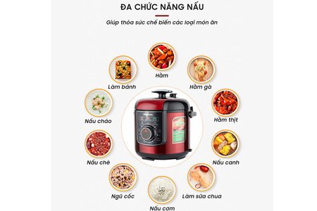 Nồi áp suất điện Nagakawa NAG0205 (6.0 Lít)