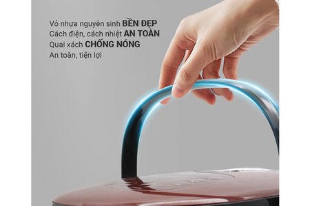 Nồi cơm điện tử lòng niêu Nagakawa NAG0135 (1.8L - 900W) - Tích hợp 10 chương trình nấu