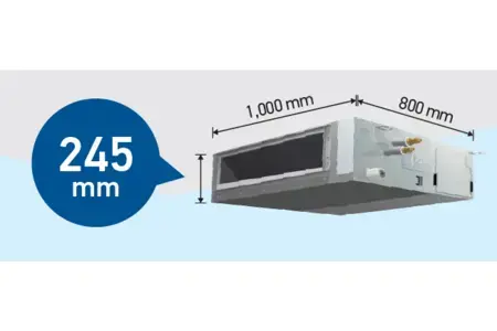 Máy lạnh Daikin giấu trần ống gió -inverter 1.5HP FBFC40DVM9/RZFC40DVM +BRC4C66