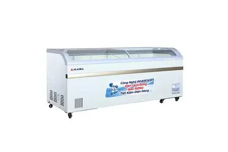 Tủ đông Alaska mặt kính cong KC-550CI