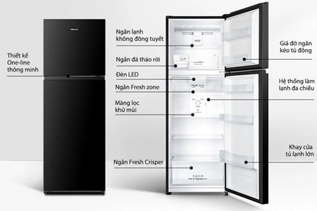 Tủ lạnh Hisense HT35WB Inverter 324 lít