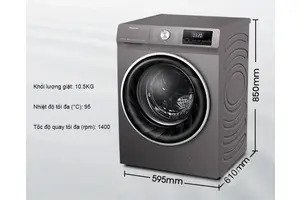 Máy giặt Hisense WFQY9514EVJMT cửa trước 9.5 kg