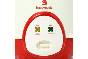 Nồi cơm điện Happy Cook 0.6 lít HC-060R Đỏ