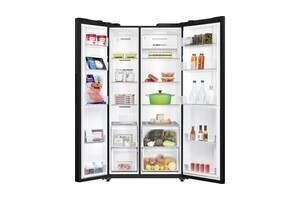 Tủ lạnh Aqua Inverter 646 lít AQR-S682XA(BL)