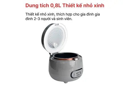 Nồi Cơm Nắp Gài Happy Cook HCJ-080G