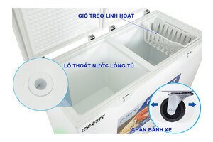 Tủ đông Hòa Phát 2 ngăn 2 cánh HPF BN6205