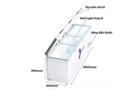 Tủ đông Inverter Sanaky VH-1399HY4K 1300 lít